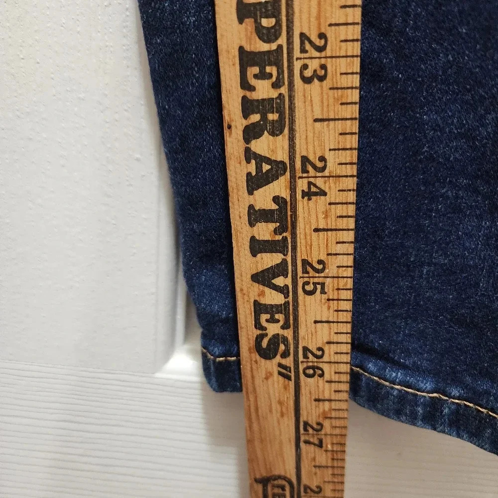 Tommy Hilfiger Jeans Women's 12 Raleigh High Rise Dark Wash Blue - Picture 7 of 12